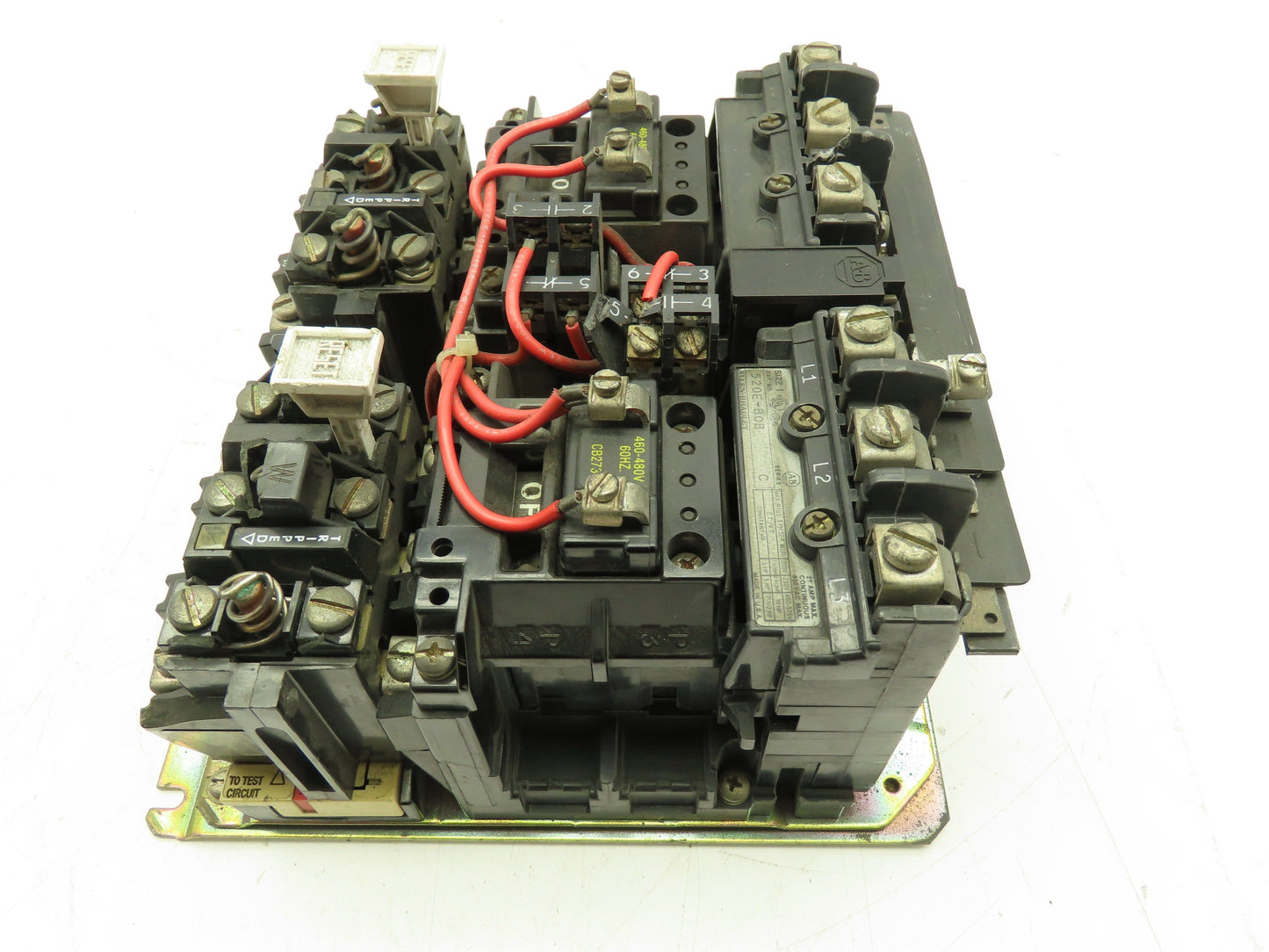 Allen Bradley 520E-BOB Multi-Speed Starter Sz 1 3-Pole 27A 460-480V Coil Ser C