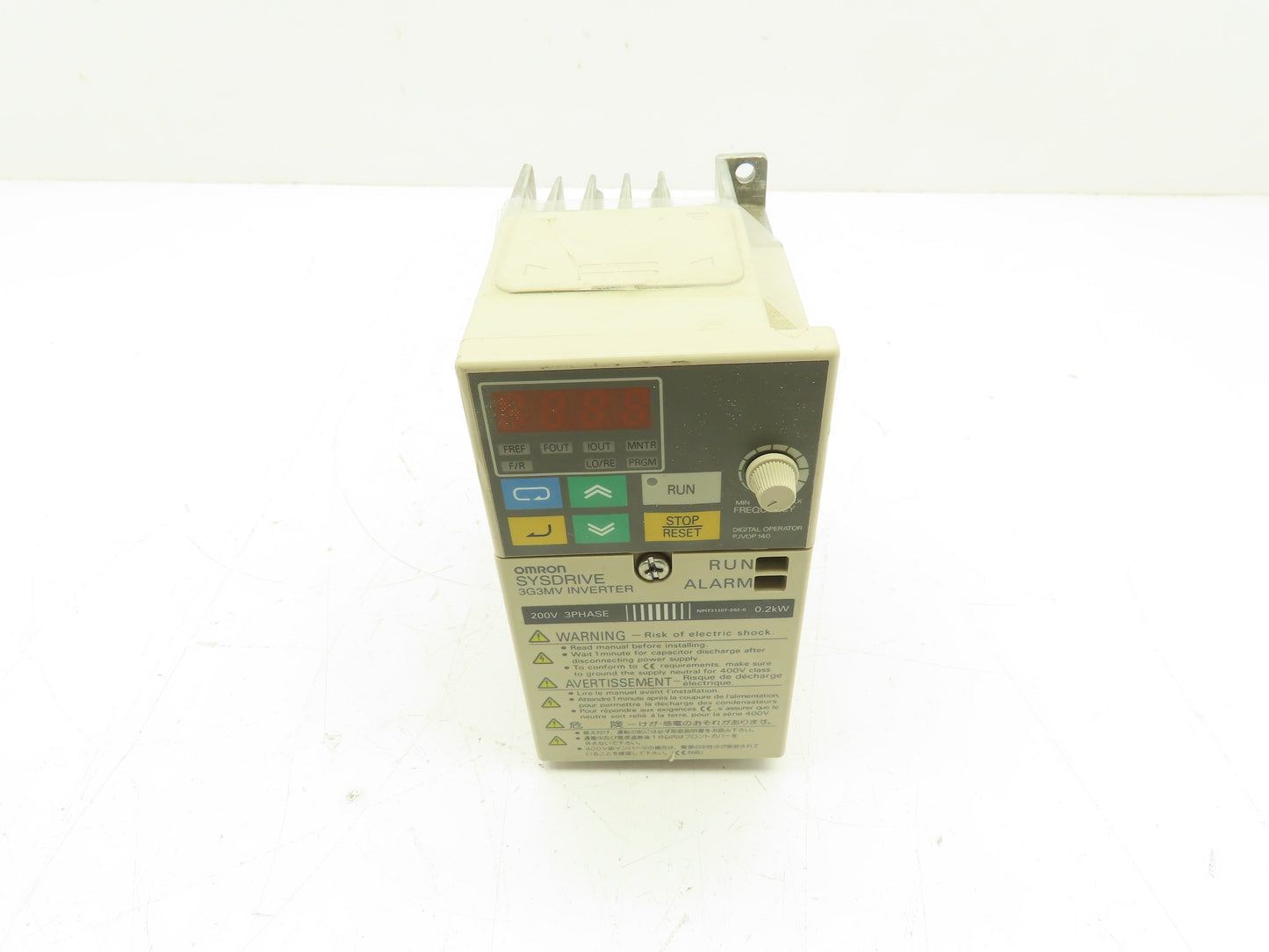 Omron 3G3MV-C2004 SYSDRIVE Inverter Variable Frequency AC Drive 230V 3Ph 0.2kW