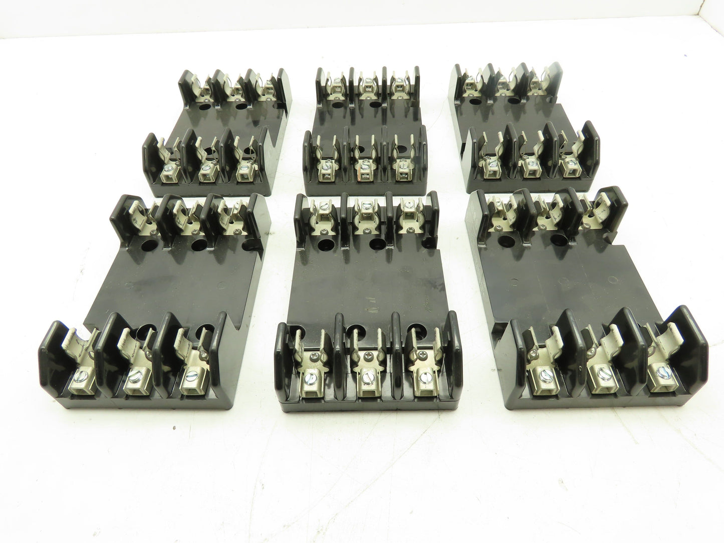 USO H60030 Fuse Holder 3-Pole Fuse Block 30A Class H 30 Amp 600V LOT OF 6