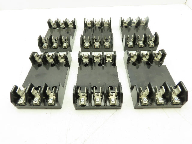 USO H60030 Fuse Holder 3-Pole Fuse Block 30A Class H 30 Amp 600V LOT OF 6
