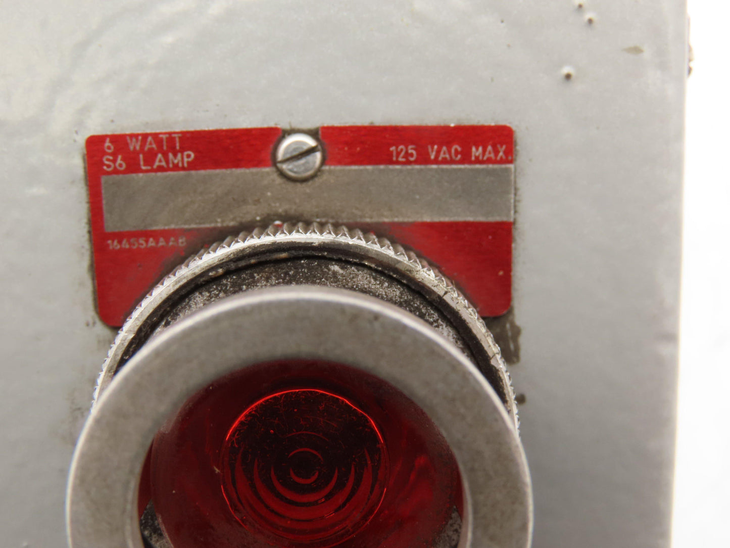 Killark FXCS-0B24-RL Red Pilot Light Indicator For Hazardous Location 125V Max