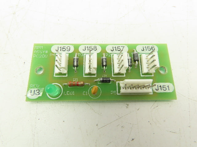 MPM PC200 I/O Distribution Circuit Board Card
