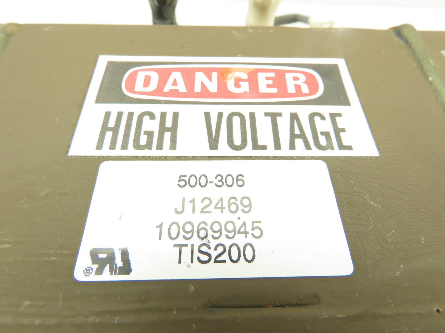 Transformer High/Low Voltage 240V/120V 500-306 J12469 TIS200 1PH