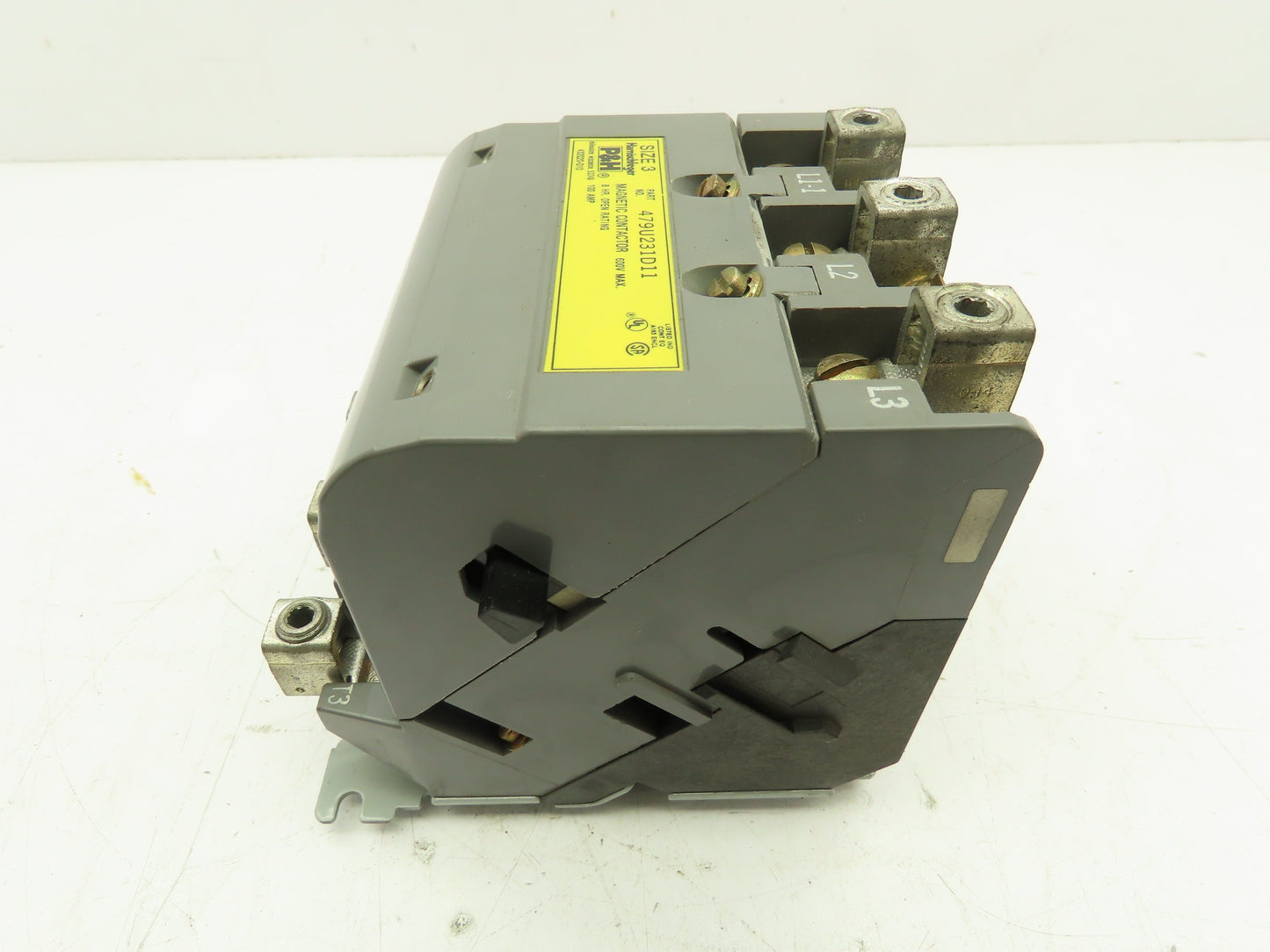 Harnischfeger 479U231D11 Contactor Starter Sz3 3-Pole 120V/240V Multi Volt Coil