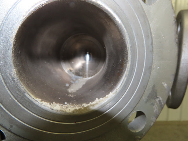 Chicago Valves 3" Flanged 3-Way Ball Valve With Pneumatic Actuator