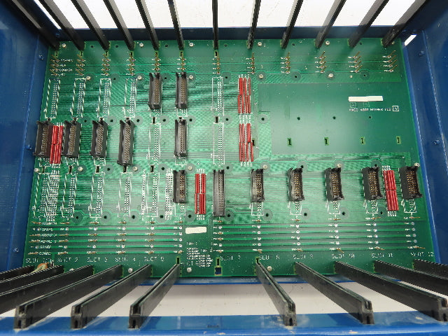 Colman MACO 4000 Mother PCB 12-Slot Circuit Module Card Rack Chassis MotherBoard