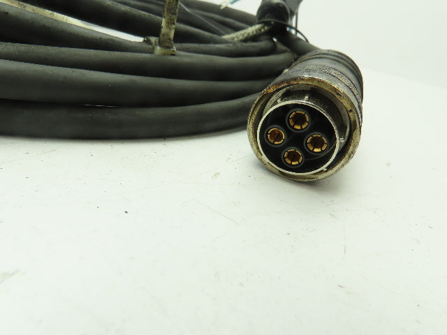 Allen Bradley 2090-XXNPMPO-16S09/A Servo Motor Power Cable 4-Wire 4-Pin Plug 9M