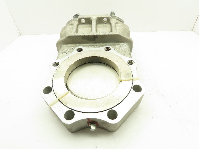 United Conveyor Corp 191992 Stainless 6" Knife Slide Gate Valve 8-Lug 40 PSI