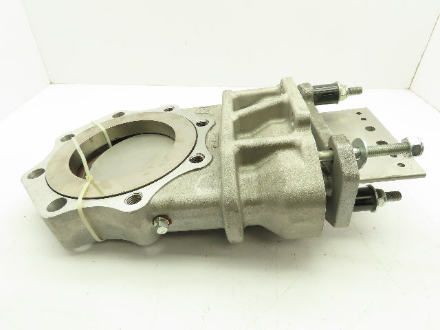 United Conveyor Corp 191992 Stainless 6" Knife Slide Gate Valve 8-Lug 40 PSI