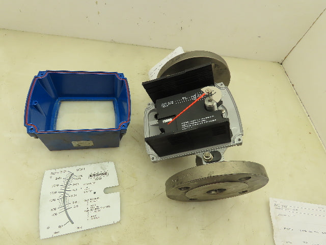 KROHNE H250/RR/M9/ESK Variable Area Flow Meter DN 50 Flange 2" Pipe 3000 SCFH