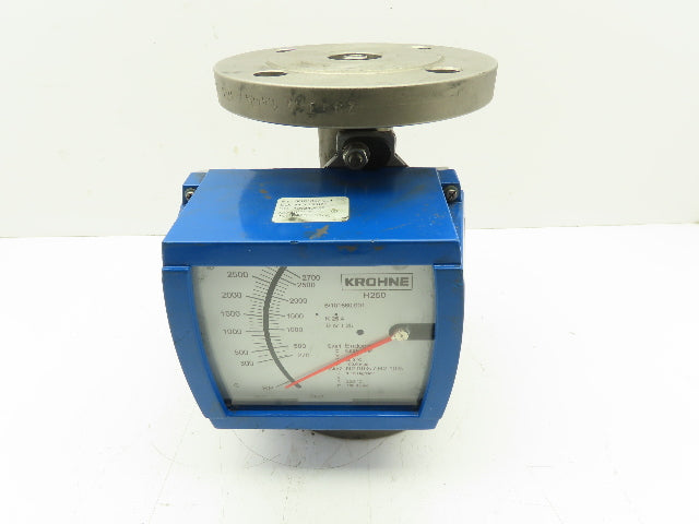 KROHNE H250/RR/M9/ESK Variable Area Flow Meter DN 50 Flange 2" Pipe 3000 SCFH