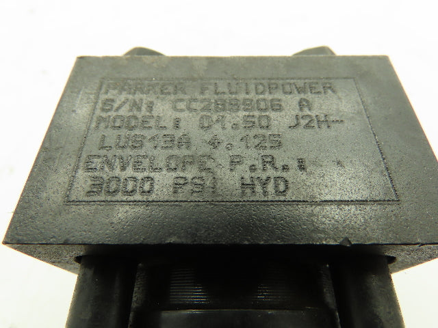 Parker J2H-LUS13A Powered Rota-Shaft Hydraulic Cylinder 1.5" x 4-1/8" 3000PSI