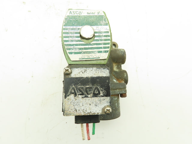 Asco Red Hat JKF8344G074MO Pneumatic Solenoid Valve 120V 150PSI 1/2" NPT 4-Way