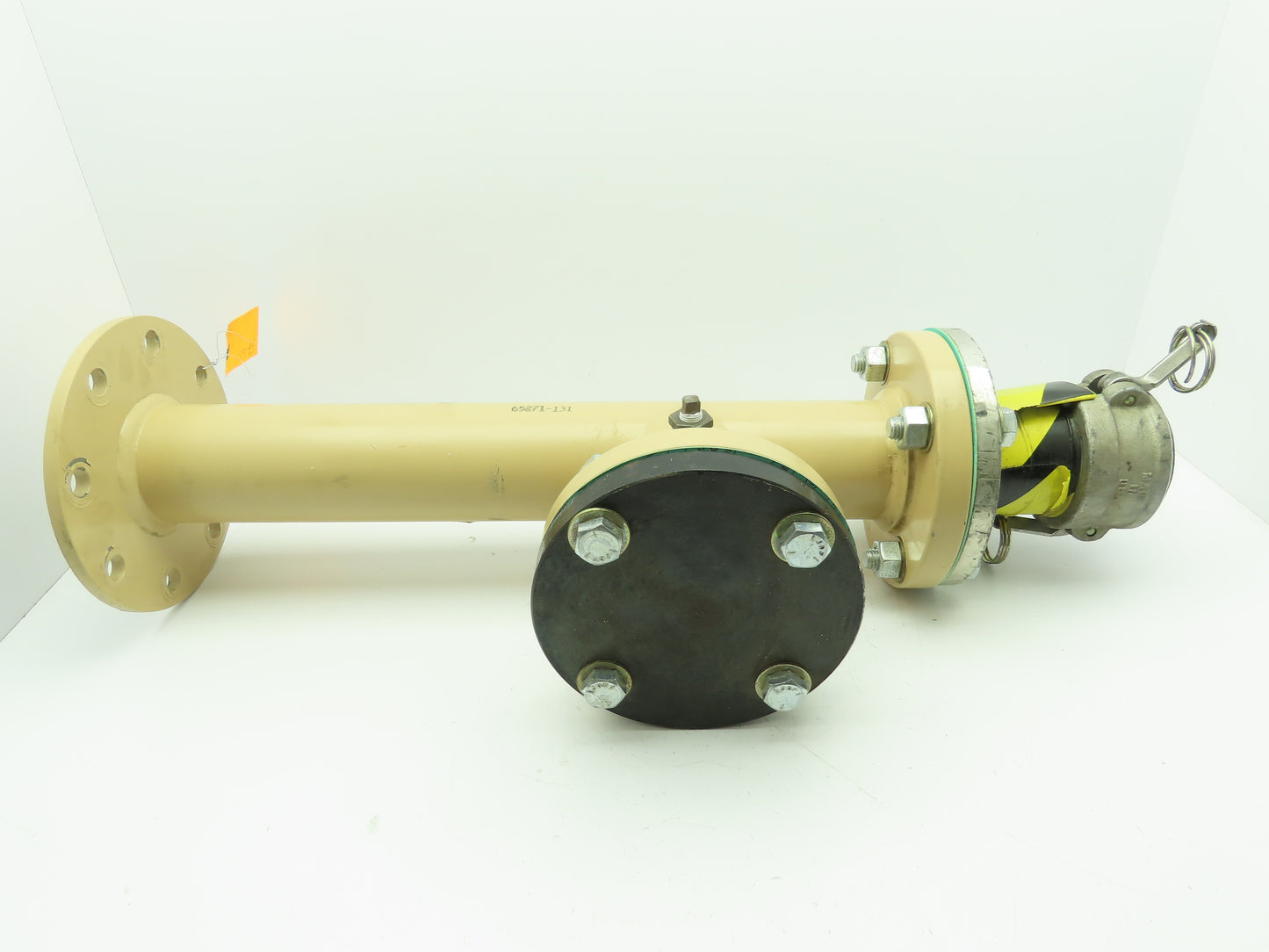 #150 Steel Pipe Flange 8-Bolt 3" Tee Adaptor 3" Hose CamLock Coupling 3x3x3"