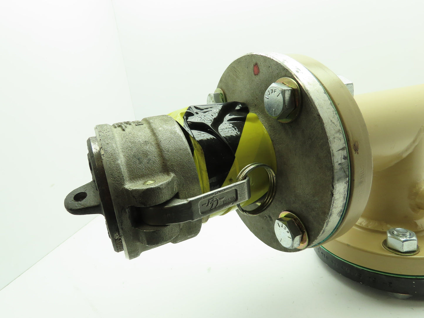 #150 Steel Pipe Flange 8-Bolt 3" Tee Adaptor 3" Hose CamLock Coupling 3x3x3"