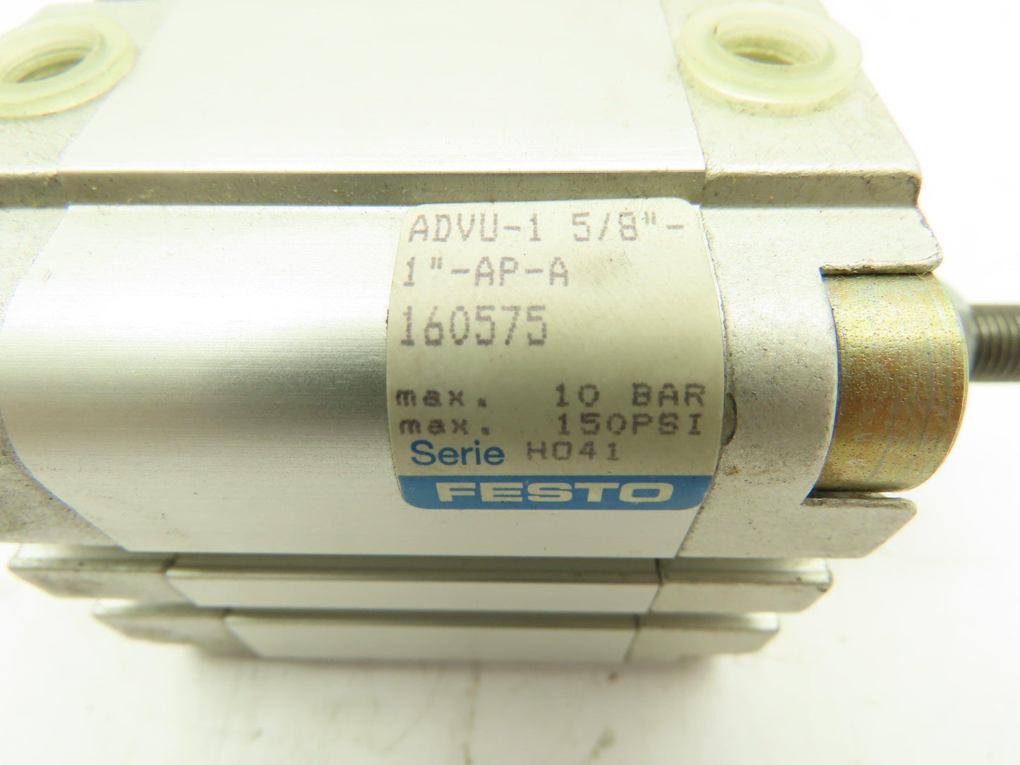 FESTO ADVU-1 5/8"-1"-AP-A Compact Pneumatic Cylinder 150PSI 1"Stroke 1-5/8"Bore