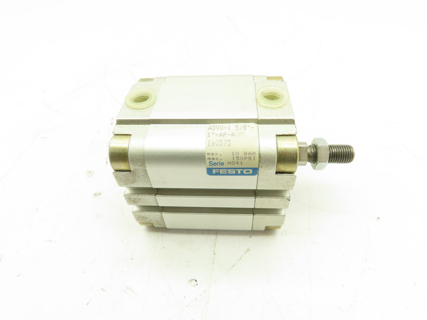 FESTO ADVU-1 5/8"-1"-AP-A Compact Pneumatic Cylinder 150PSI 1"Stroke 1-5/8"Bore