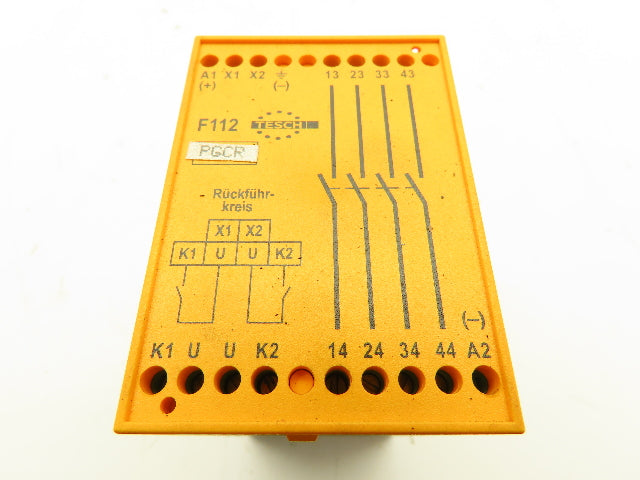 Tesch F112X04 Relay Expansion Unit 24VAC/DC 07400019