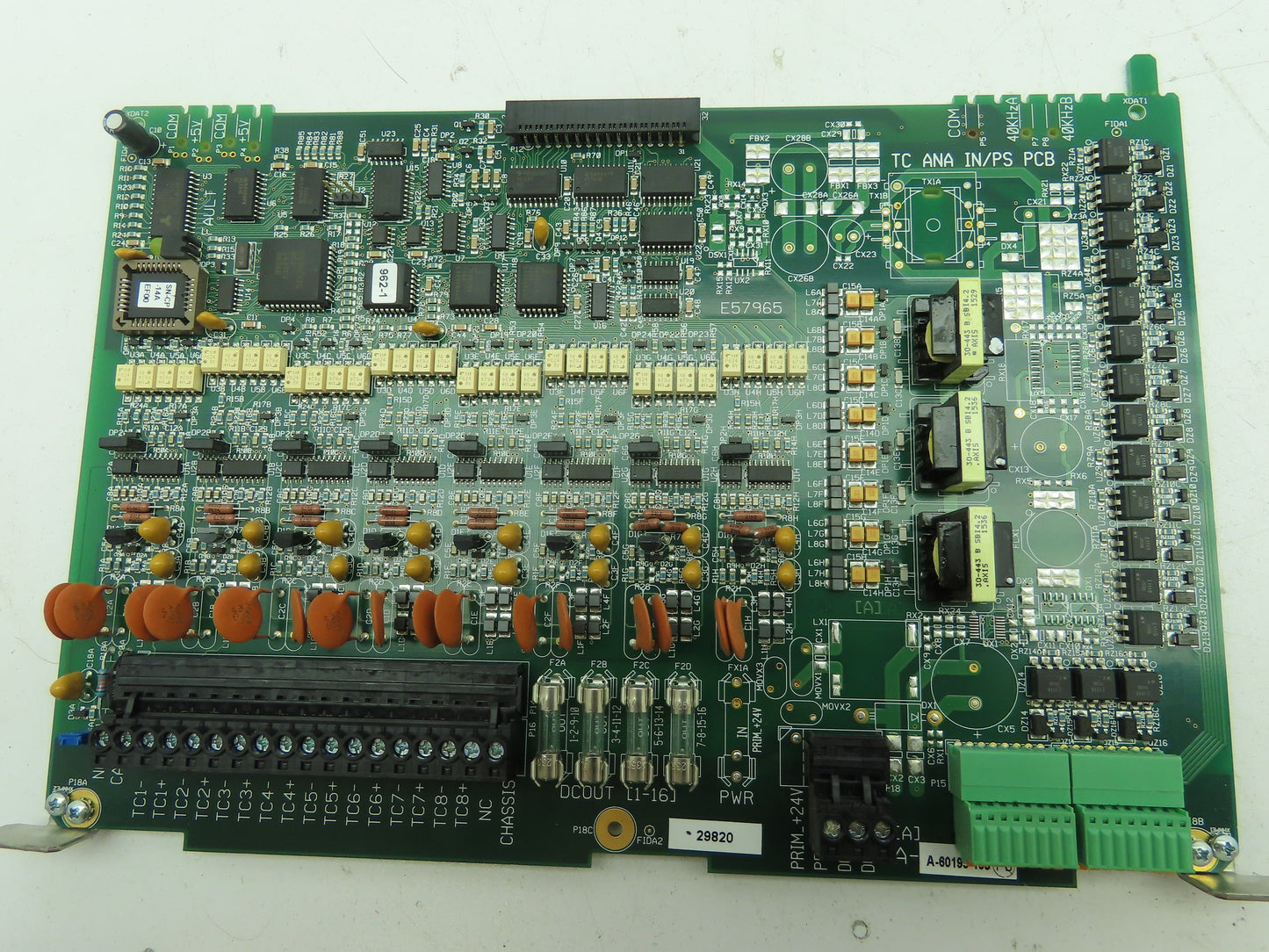 Barber-Colman A-60195-105 Temperature Controller Circuit Board Eurotherm