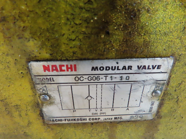Yuken MRP-06-B-30 Directional Hydraulic Flow Control Solenoid Relief Valve Stack