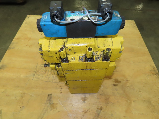 Yuken MRP-06-B-30 Directional Hydraulic Flow Control Solenoid Relief Valve Stack