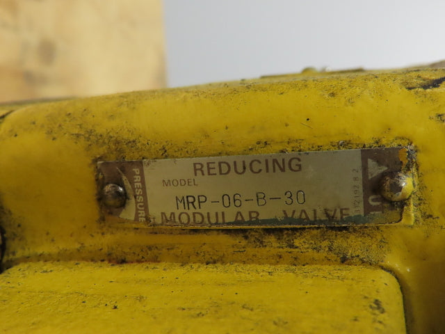 Yuken MRP-06-B-30 Directional Hydraulic Flow Control Solenoid Relief Valve Stack