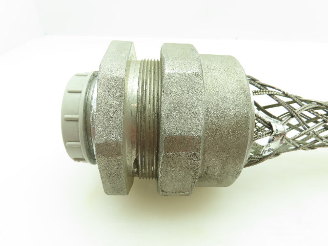 ArrowHart DC6001837 Strain Relief Cord Grip w/16" Mesh Cable Dia Sz 1.93"-2.06"