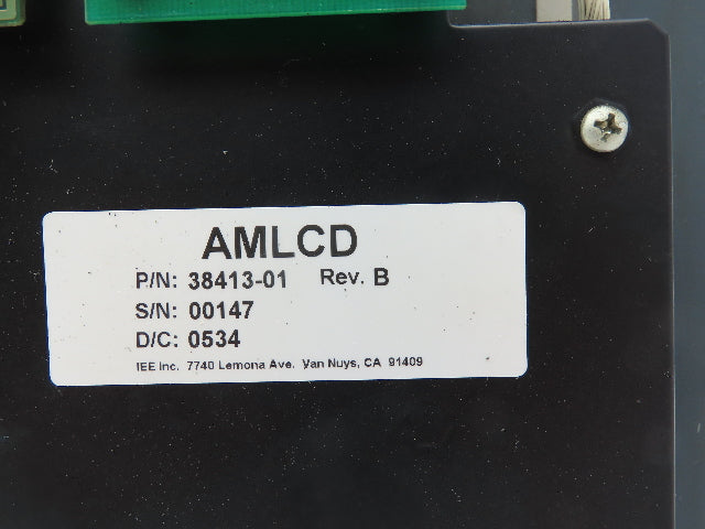 Visi-Trak 38413-01 Rev B AMLCD Screen HMI Interface w/ Training Manuals
