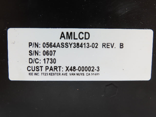 Visi-Trak 0564ASSY38413-02 Rev. AMLCD 12in Screen HMI Interface
