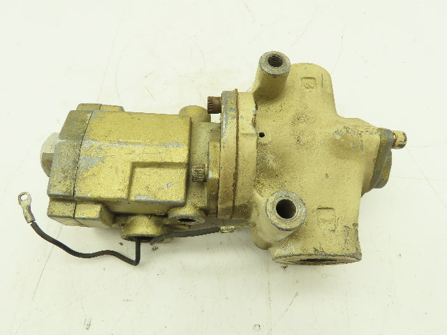 2171B4002 Inline Solenoid Pilot Poppet Valve 110-120V 1/2"NPT 2/2 NC