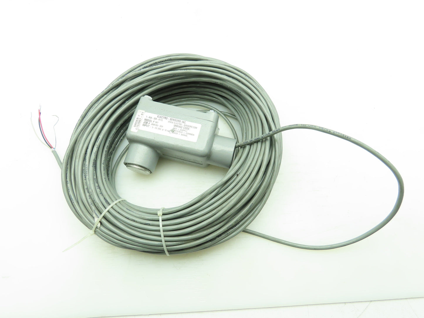 ELECTRO 907 Hall Effect Digital Speed Sensor 25VDC Hazardous Location 125' Wire