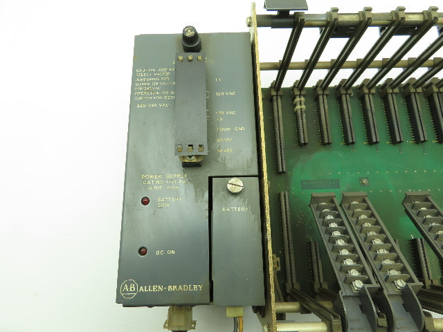 Allen Bradley 1771-AB Ser A Chassis 8-Slot card Rack PLC Power Supply 635224-01