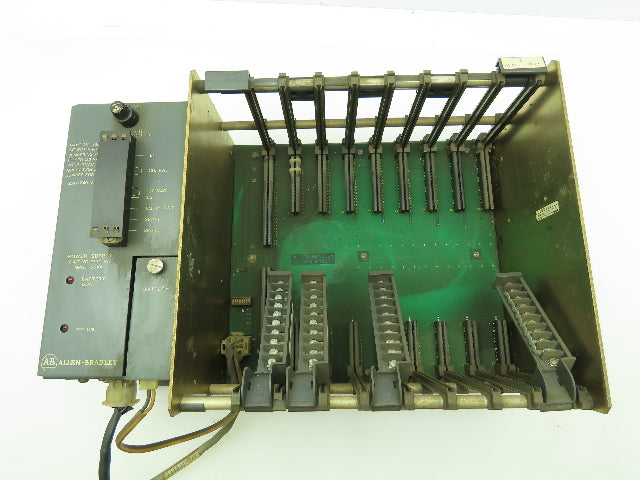 Allen Bradley 1771-AB Ser A Chassis 8-Slot card Rack PLC Power Supply 635224-01