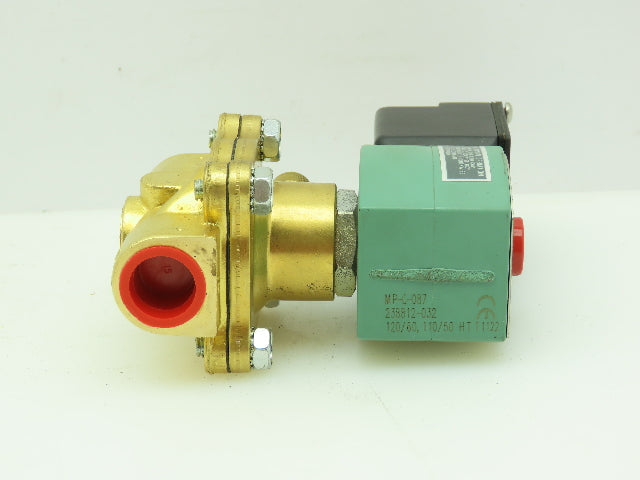 ASCO JKH8210G094MO Red Hat Pneumatic Solenoid Valve 150PSI 1/2"NPT 120V Coil