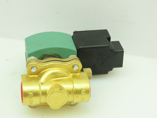 ASCO JKH8210G094MO Red Hat Pneumatic Solenoid Valve 150PSI 1/2"NPT 120V Coil