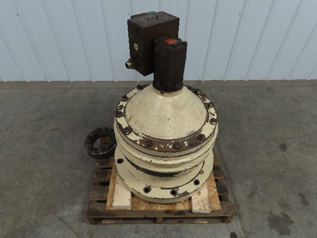 Sumitomo Cyclo UFNJGS 10-55 Vertical Inline Gear Reducer W/Hydraulic Drive Motor