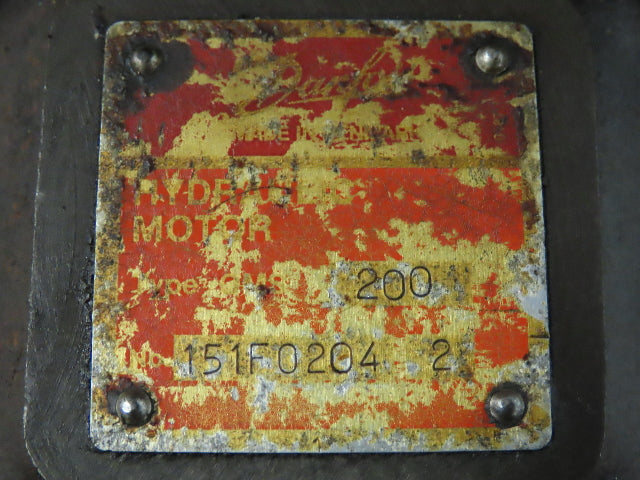 Sumitomo Cyclo UFNJGS 10-55 Vertical Inline Gear Reducer W/Hydraulic Drive Motor