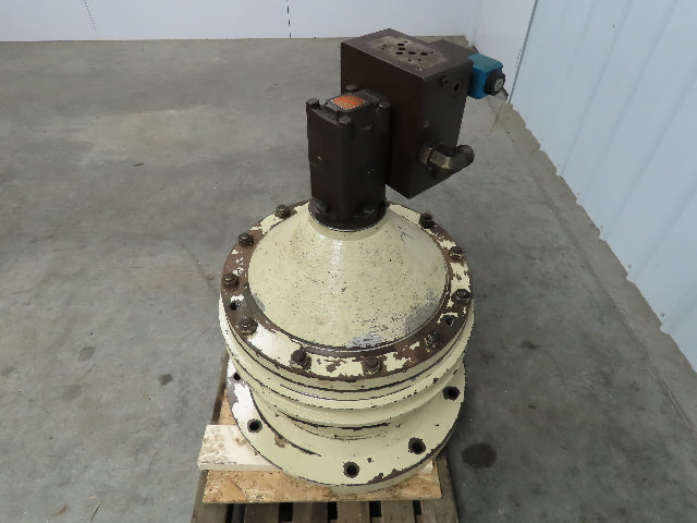 Sumitomo Cyclo UFNJGS 10-55 Vertical Inline Gear Reducer W/Hydraulic Drive Motor