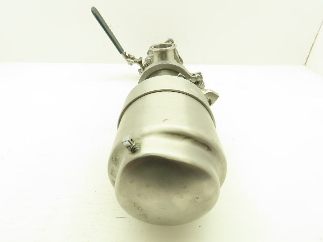 Tri-Clover 371-10M-20-1 1/2-316 Tri-Flo Pneumatic Air Throttling Valve 1-1/2"