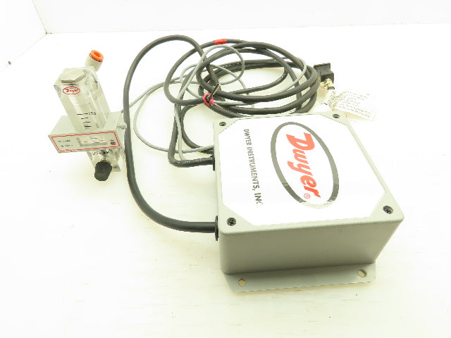 Dwyer VASP-1 Series VASP VisiFloat Flowmeter Flowswitch with Power Converter Pak