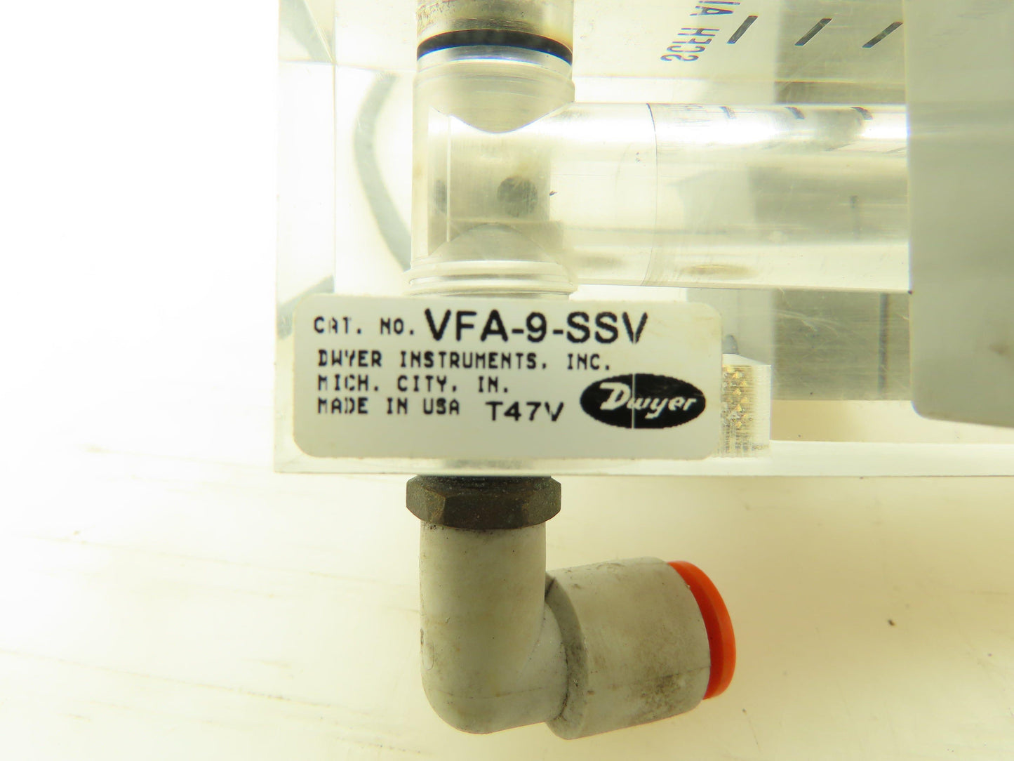 Dwyer VASP-1 Series VASP VisiFloat Flowmeter Flowswitch with Power Converter Pak