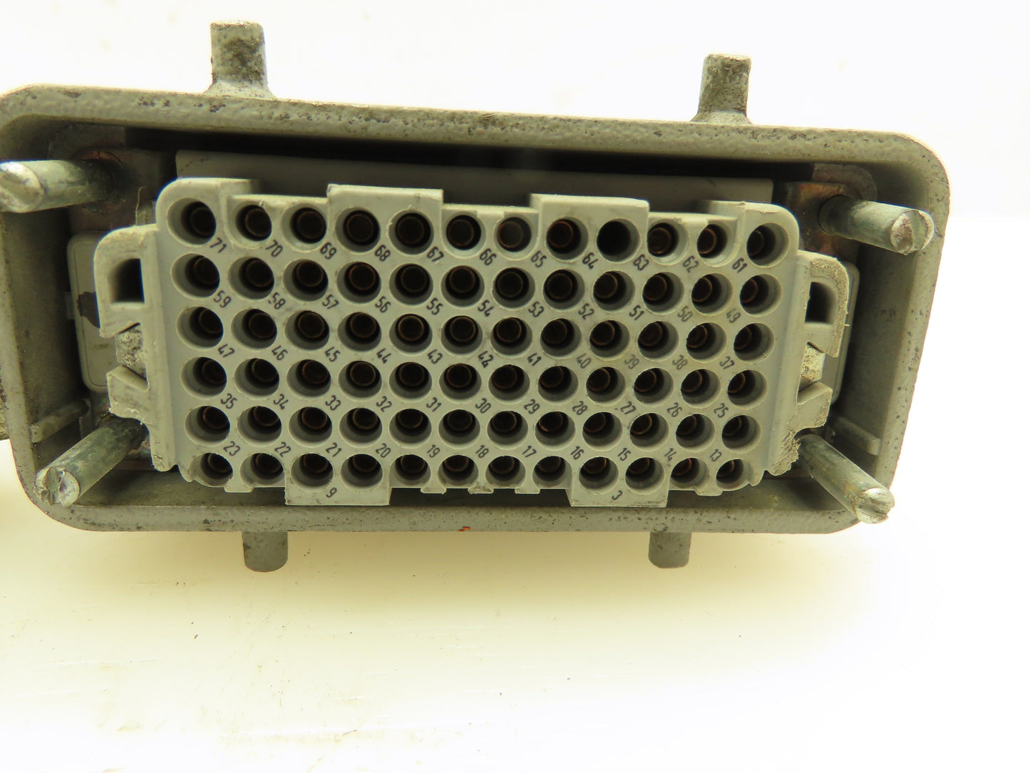 Harting Han-DD 72M + Han-DD 72F 10a 250v 72 Pin Connector Set (male and female)