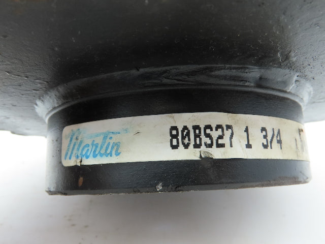 Martin 80BS27 Single Chain Sprocket 1-3/4"Keyed Bore 27 Teeth 9-1/8" Overall Dia