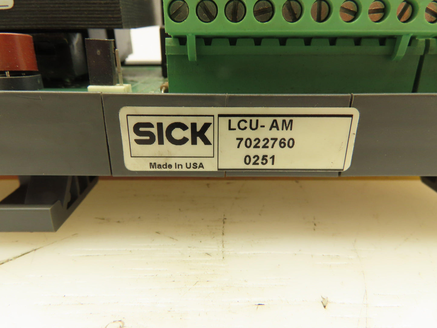 Sick LCU-AM 7022760 Electronic Relay Base Power Supply 240VAC 24VDC 10-Amps