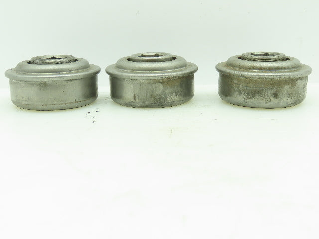 Mathews Conveyor Flanged Roll Bearing 11/16" Hex Bore 2.26" OD Lot of 3