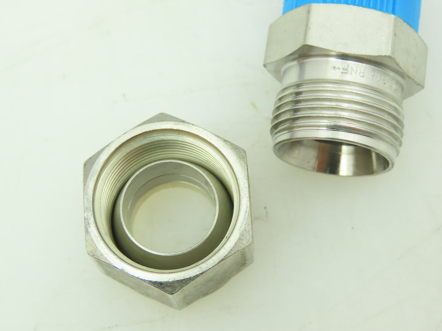 Hy-Lok Stainless Male Connector Compression Fitting 1/2" Tube 3/8" NPT LOT OF 6