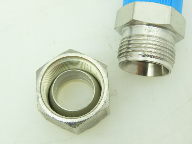Hy-Lok Stainless Male Connector Compression Fitting 1/2" Tube 3/8" NPT LOT OF 6