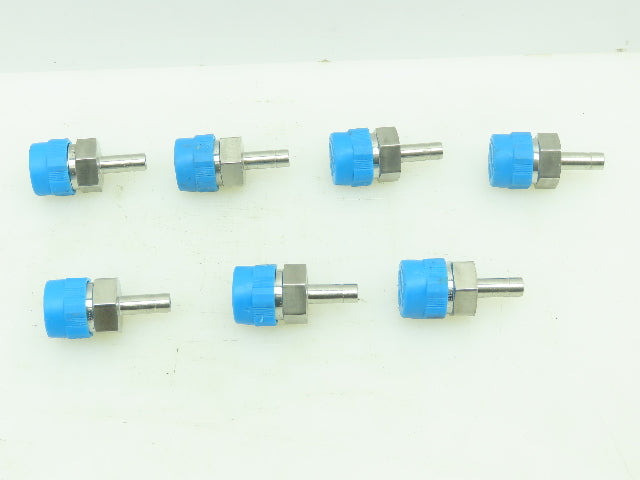 Hy-Lok Stainless Male Adapter Fitting 1/4" Tube x 3/8" NPT Pipe LOT OF 7