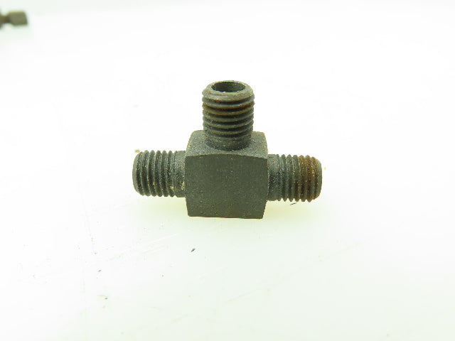 Voss Steel Flareless Metric Union Tee Compression Fitting 4mm Tube LOT OF 10