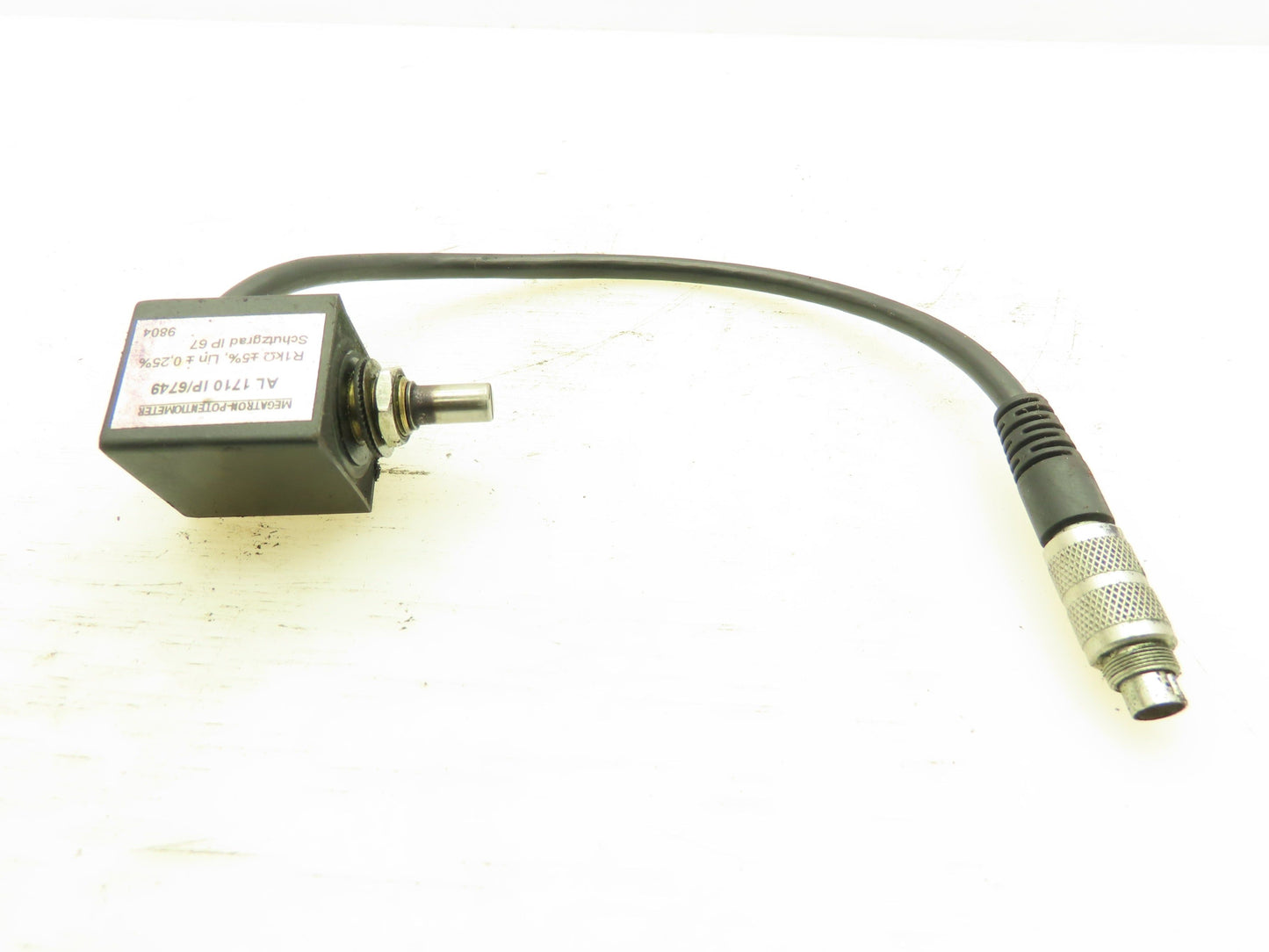 Megatron 1710 IP/6749 Potentiometer R1k +5% Lin +0,25% Schutzgrad IP 67 9804